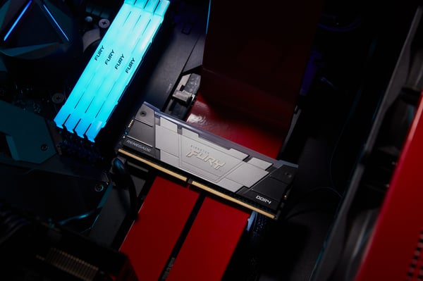 Kingston Technology FURY 16 Gt 3200 MT/s DDR4 CL16 DIMM (2 kpl:n pakkaus) Renegade RGB