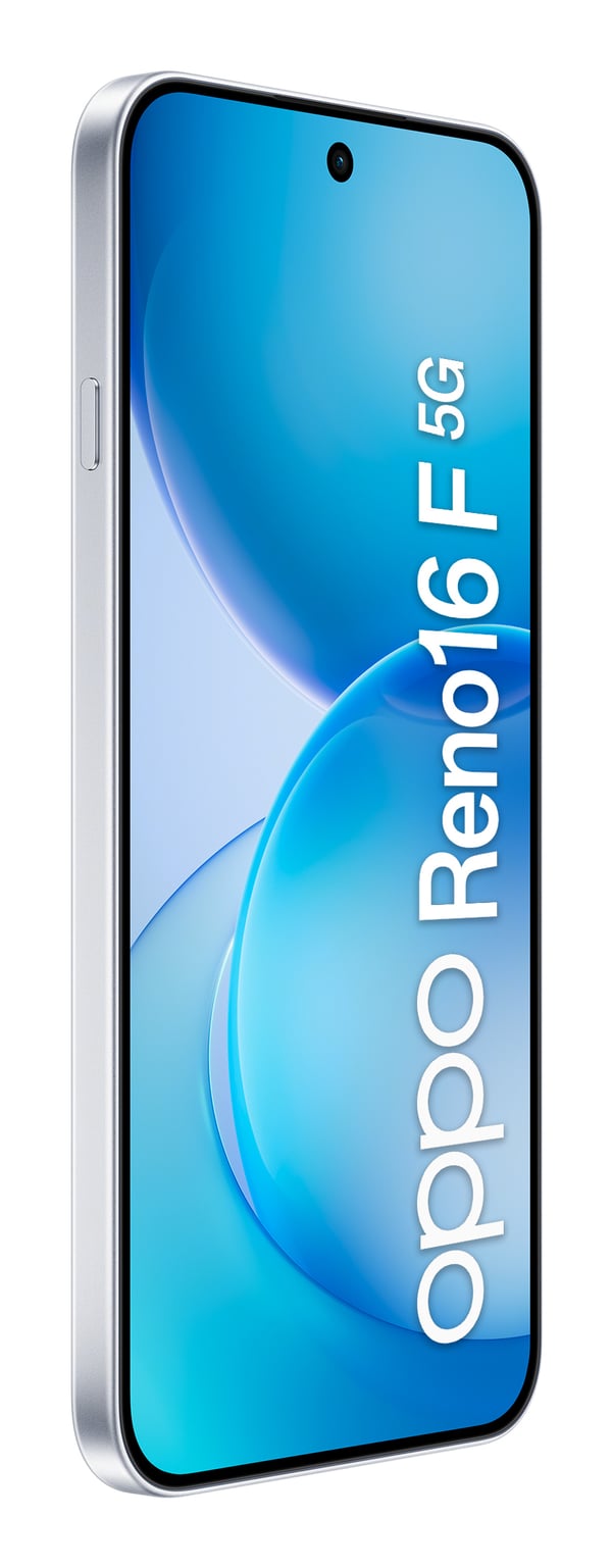 OPPO Reno16 F 5G 16,7 cm (6.57") Dual SIM Android 16.0 USB Type-C 8 GB 256 GB 6500 mAh Hvid