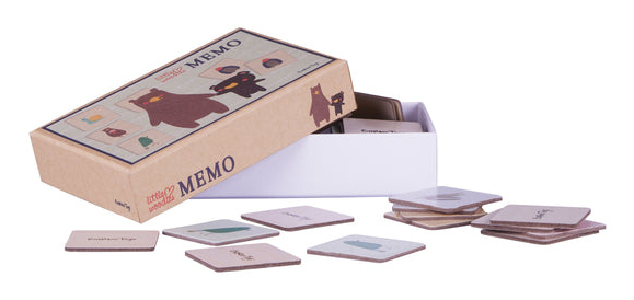 Barbo Toys 5406 Little Woodies - Memo Game Korttipeli