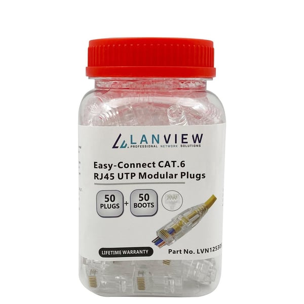 Lanview LVN125305 kabelsamler RJ45 Transparent