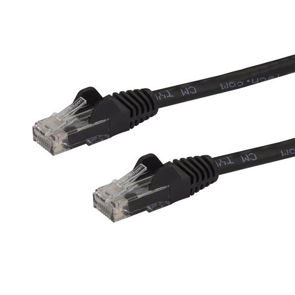 StarTech.com N6PATC15MBK verkkokaapeli Musta 15 m Cat6 U/UTP (UTP)