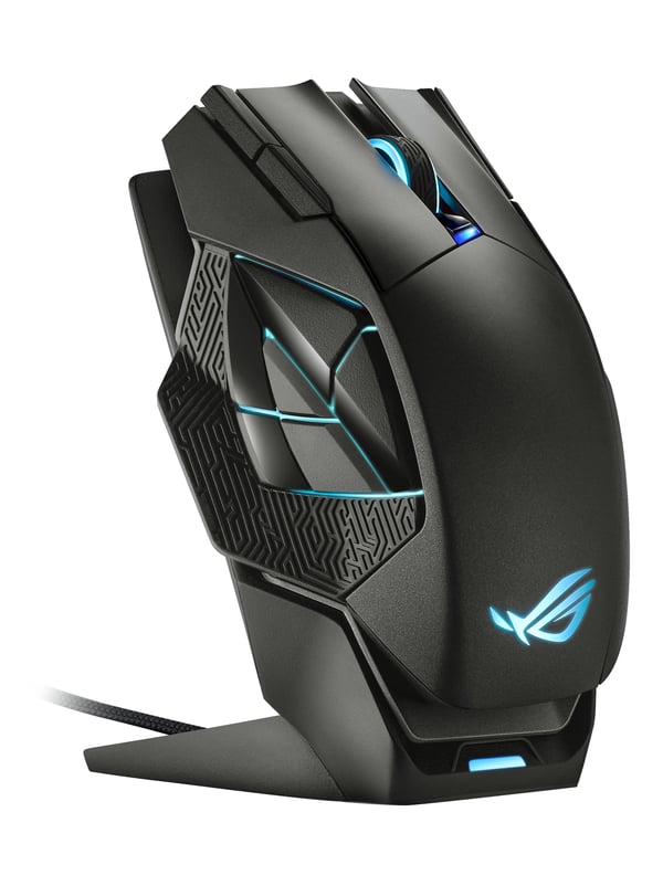 ASUS ROG Spatha X hiiri Pelaaminen Oikeakätinen RF Wireless + USB Type-C Optinen 19000 DPI