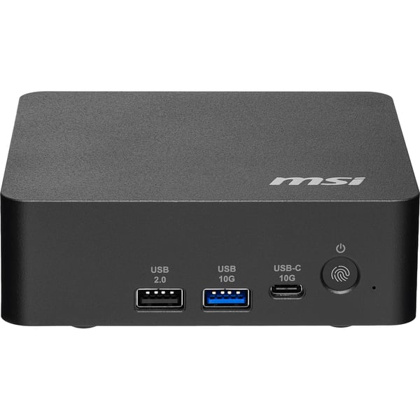 MSI Cubi NUC AI+ 3MG-004EU Copilot+ PC Intel Core Ultra 5 322 16 GB DDR5-SDRAM 512 GB SSD Windows 11 Pro Mini PC Musta