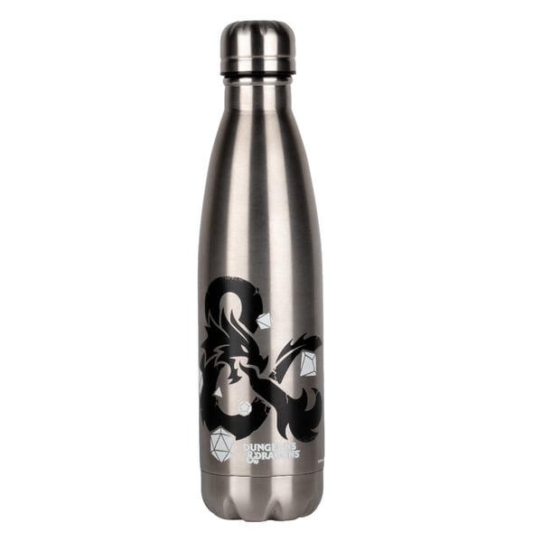 Konix KX DND BOTTLE LOGO SILVER Daglig användning 500 ml Rostfritt stål