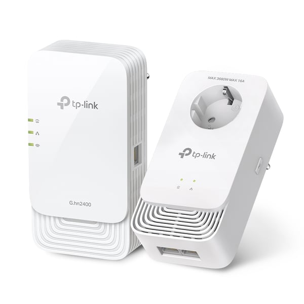 TP-Link CPL G.hn 2400 1428 Mbit/s Ethernet LAN Wi-Fi Hvid