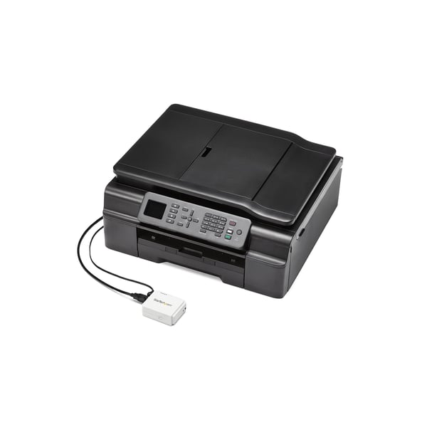 StarTech.com USB Wireless-N-nätverksskrivarserver med en 10/100 Mbps-port - 802.11 b/g/n