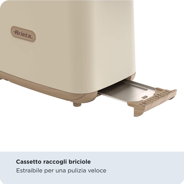 Ariete Toaster ARI-157-BG 7 2 viipale(i)ta 760 W Beige