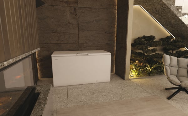Haier HCE520E Kummefryser Fritstående 508 L Hvid