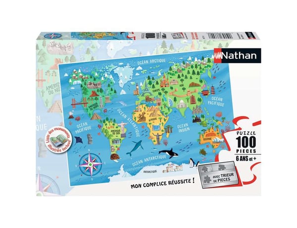 Nathan 86775 puslespil 100 stk