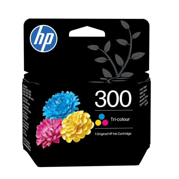 HP 300, alkuperäinen kolmivärinen mustekasetti