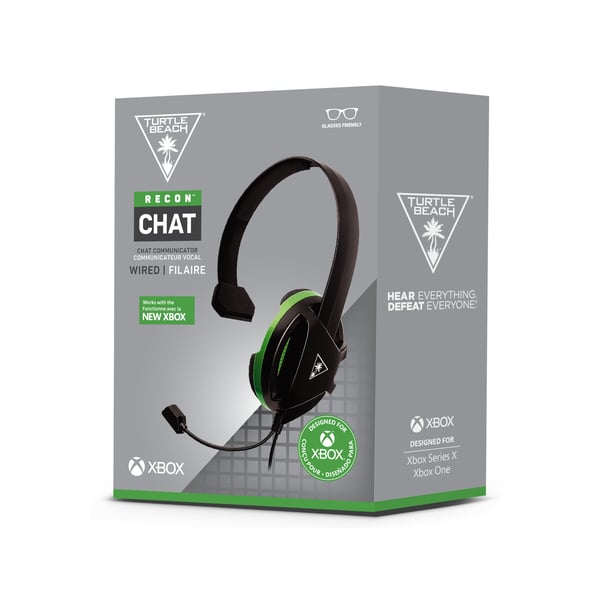 Turtle Beach Recon Chat - Xbox Kuulokkeet Langallinen Pääpanta Pelaaminen Musta, Sininen