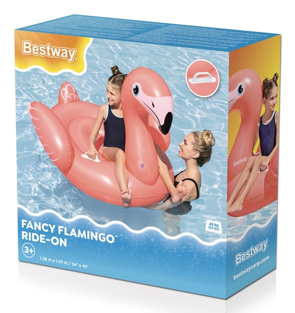 Bestway 41525 pool og strand flyder Lyserød Monokromatisk PVC Badedyr