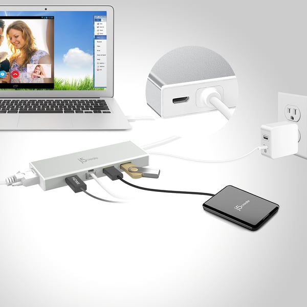 j5create JUD380-N USB™ 3.0 mini dockningsstation