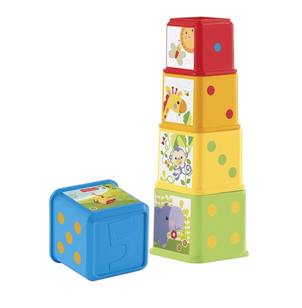 Fisher-Price Fisher-Price-klossar för att stapla och utforska