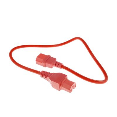 ACT AK5298 el-ledning Rød 0,6 m IEC C14 IEC C15