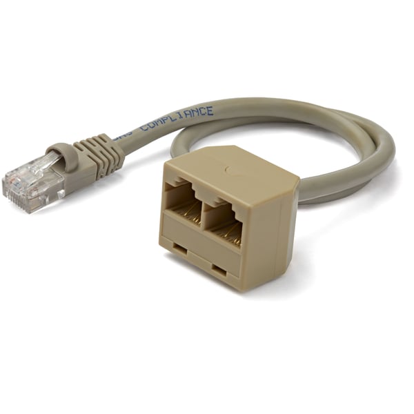 StarTech.com RJ45SPLITTER verkkohaaroitin Harmaa StarTech.com RJ45SPLITTER verkkohaaroitin Harmaa