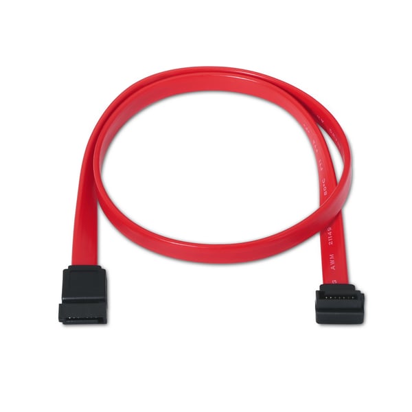 AISENS A130-0155 SATA-kabel 0,5 m SATA 7-pin Sort, Rød