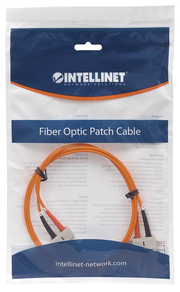 Intellinet 3m SC/SC InfiniBand og fiberoptisk kabel Orange