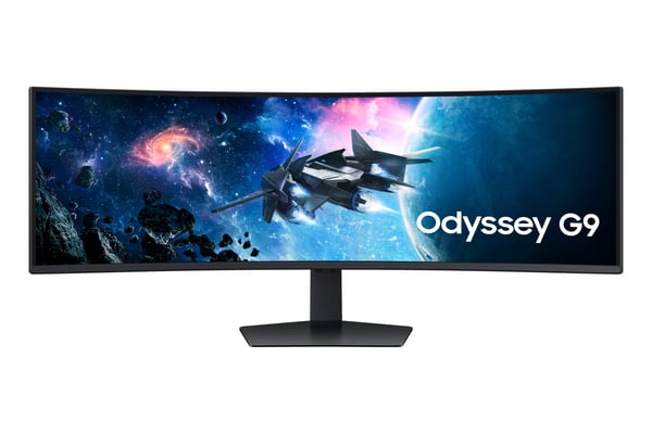 Samsung G95C tietokoneen litteä näyttö 124,5 cm (49") 5120 x 1440 pikseliä Dual QHD LED Musta
