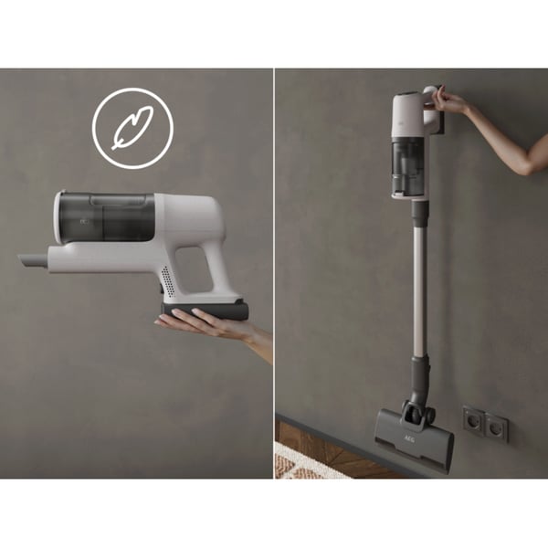 AEG AP61CB21WS Stick vakuum Batteri Dry Poseløs 0,6 L Hvid 2500 At