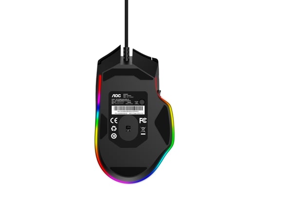 AOC AGON AGM600 mus Spil Højre hånd USB Type-A Optisk 16000 dpi
