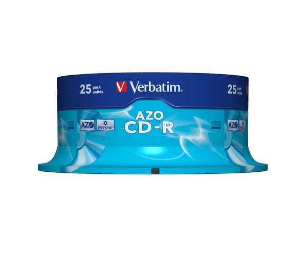 Verbatim CD-R AZO Crystal 700 MB 52X 25 styck