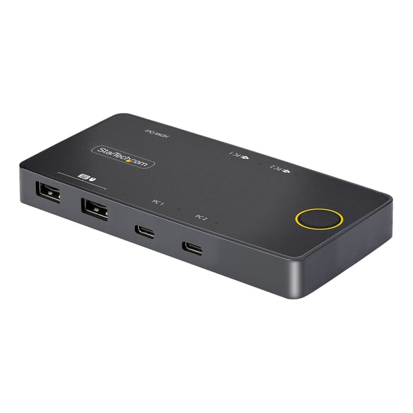 StarTech.com 2-Port USB-C KVM-switch, Enkel 4K 60Hz HDMI-skärm, Dubbel 100W Power Delivery Pass-thr