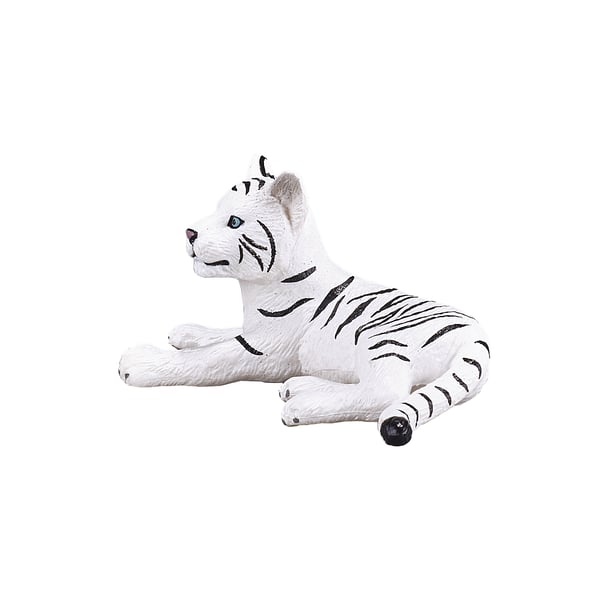 Mojo Fun White Tiger cub lying down