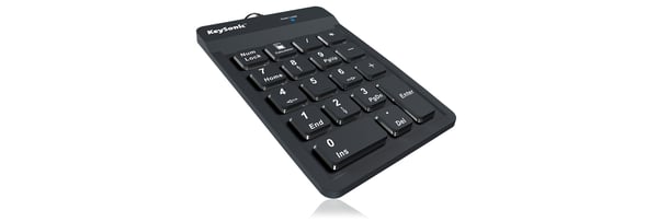 KeySonic ACK-118BK Numeerinen näppäimistö Universaali USB Musta