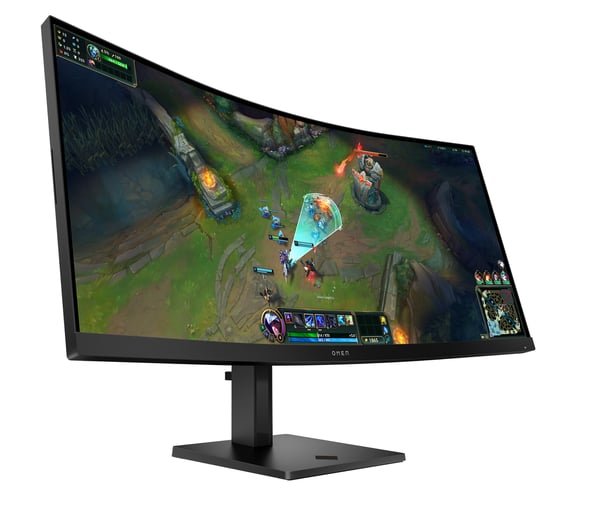 HP OMEN LCD 34c G2 curved VA 34 86,4 cm WQHD 3440x1440 1ms 185 Hz 400 nits2xHDMIDPVESA computerskærm 86,4 cm (34") 3440 x 1440 pixel Wide Quad HD Sort