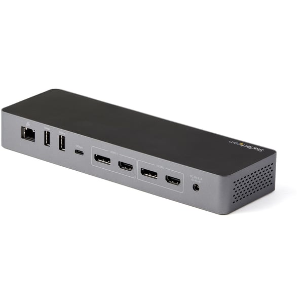 StarTech.com Thunderbolt 3 Dock med USB-C-værtskompatibilitet - Dobbelt 4K 60Hz DisplayPort 1.4 eller Du
