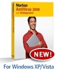 Norton AntiVirus 2008, CD, W32, v15, 5 Usr, EN Antivirus-sikkerhed Engelsk 5 licens(er)