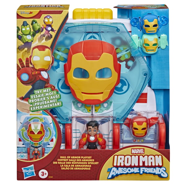 Marvel Iron Man Serien Marvels Iron Man and his Awesome Friends på Disney Jr. Hall of Armor-lekset