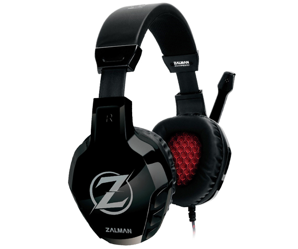 Zalman ZM-HPS300 hovedtelefoner/headset Ledningsført Spil Sort