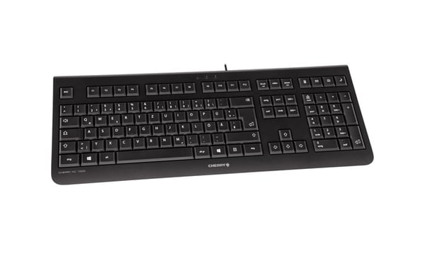 CHERRY KC 1000 näppäimistö Universaali USB QWERTY Italia Musta