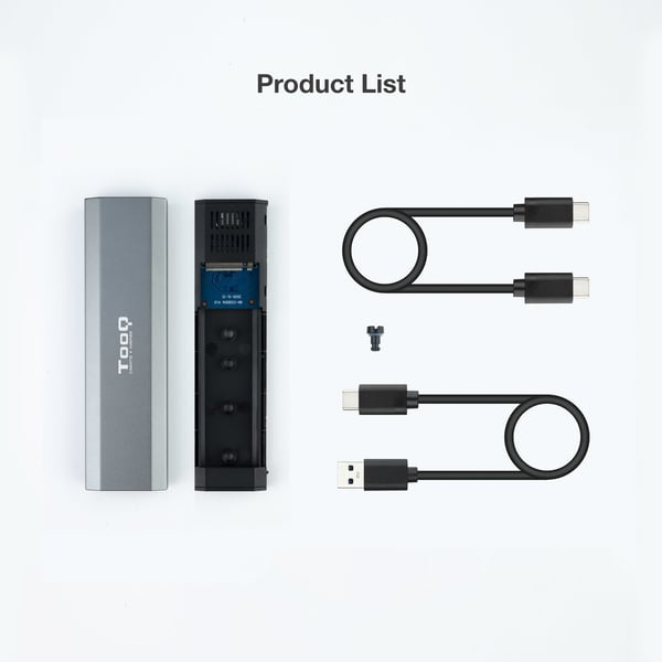 TooQ Shura SSD kabinet Grå M.2