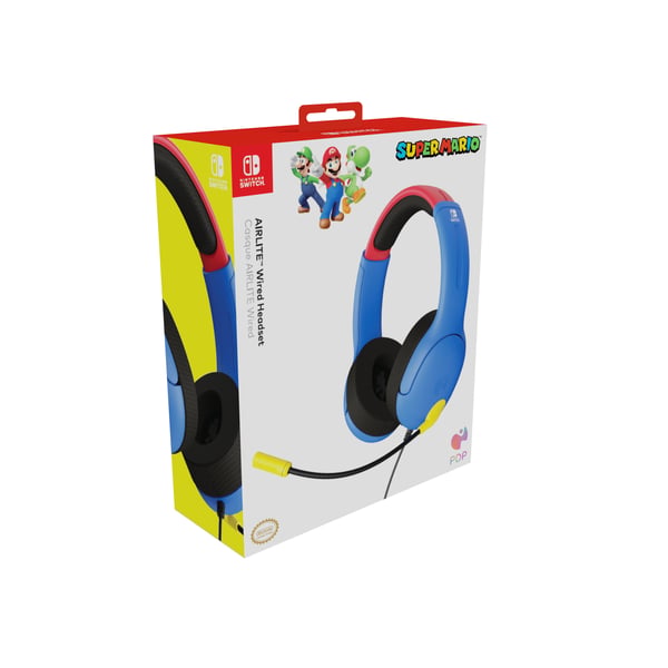PDP LVL40 Headset Kabel Huvudband Spela Blå, Röd