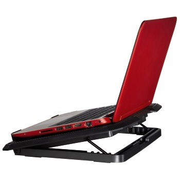 Hama Black køling til laptop 39,6 cm (15.6") Sort
