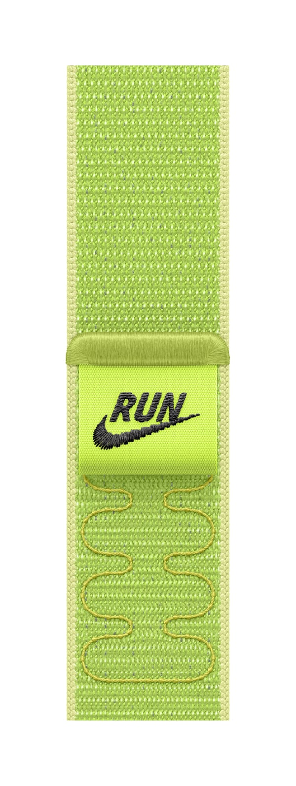 Apple Nike Sport Loop Yhtye Vaaleanvihreä Nailon, Kierrätetty polyesteri, Elastaani
