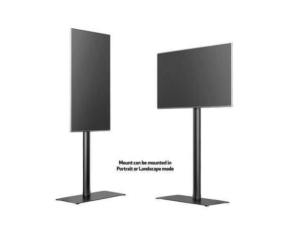 Multibrackets 2425 kyltin näyttökiinnike 160 cm (63") Musta