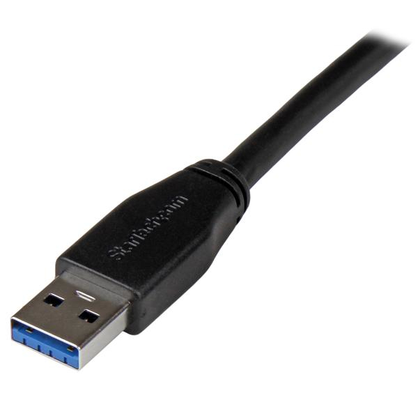 StarTech.com USB3SAB5M USB-kabel USB 3.2 Gen 1 (3.1 Gen 1) 5 m USB A USB B 5 Gbit/sek. Sort