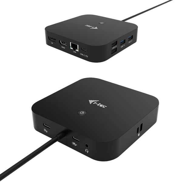 i-tec C31HDMIDPDOCKPD dockningsstationer för bärbara datorer Kabel USB 3.2 Gen 1 (3.1 Gen 1) Type-C Svart