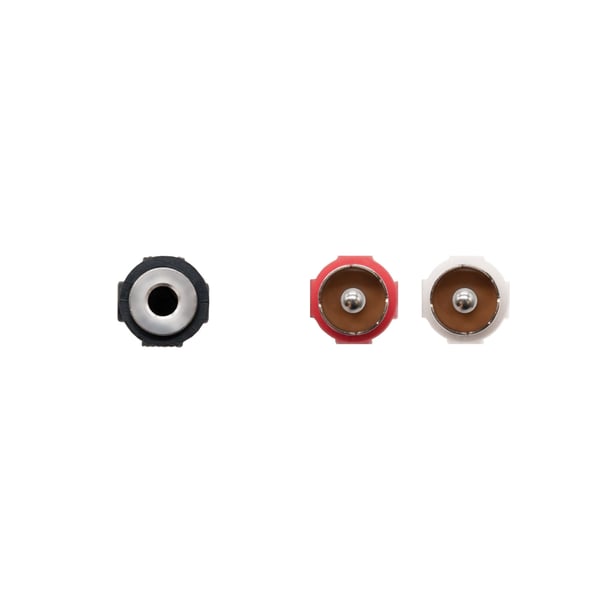 Nanocable 10.24.1301 lydkabel 1,5 m 2 x RCA 3.5mm Sort