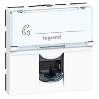 Legrand 0 765 65 stikkontakt RJ-45 Hvid