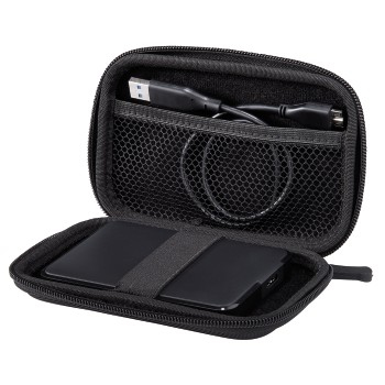 Hama 00095546 etui til drev Lommeetui EVA (ethylenvinylacetat) Sort