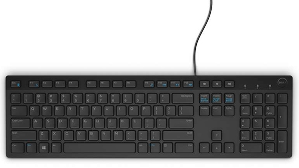 Dell Tastatur (NORDISK) Med kabel KB216