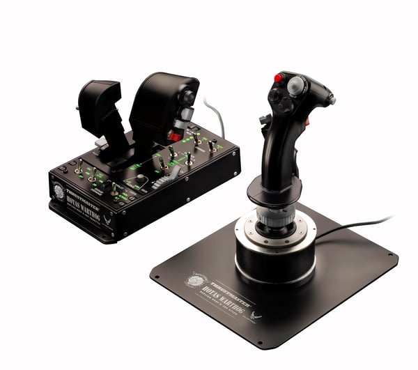 Thrustmaster Hotas Warthog Musta USB Ohjaussauva PC