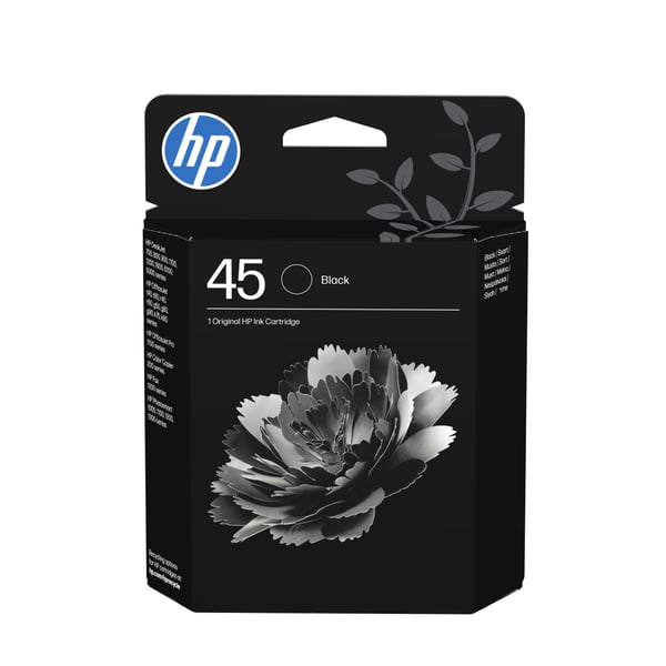 HP 45, alkuperäinen suuri musta mustekasetti
