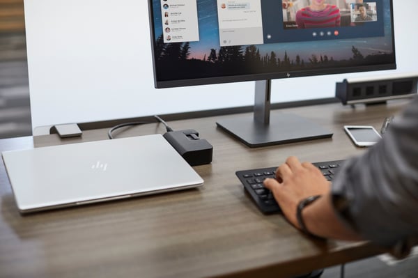 HP UltraSlim Docking Station Dockning Svart