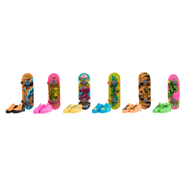 Hot Wheels Skate Neon Fingerboard + Shoe Assortment